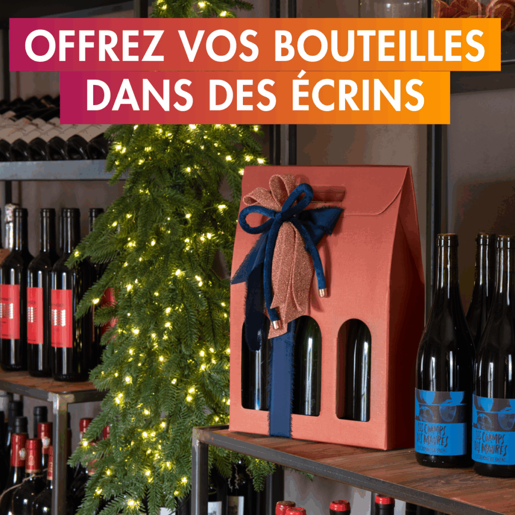 Valisettes et corbeilles pour présenter et offrir des bouteilles de vin